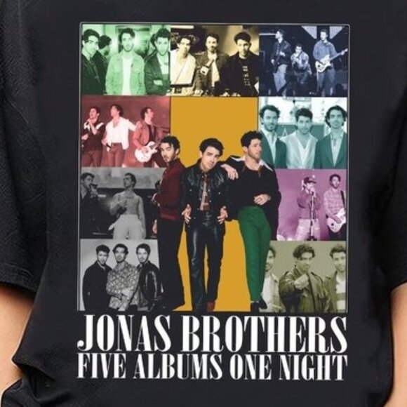 Retro Jonas Brothers Eras Tour Shirt Jonas Brothers Music Fan Concert T-Shirt 05 - Picture 2 of 5
